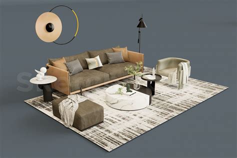 14462. Free Sketchup Sofa Model Download