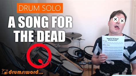 A Song For The Dead QOTSA Video Drum Lesson How To Play DRUM SOLO