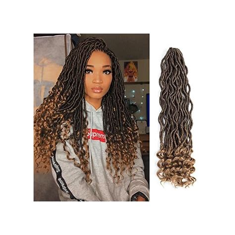 Buy Lihui Goddess Locs Crochet Hair For Black Women Curly Faux Locks