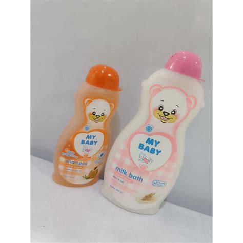 My Baby Hair Shampoo 100ml Body Bath 200ml Safe For Baby Use