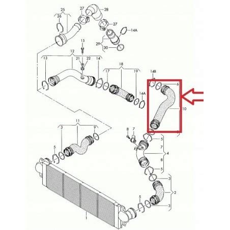 RURA WĄŻ TURBO VW TRANSPORTER T5 1 9TDI 7H0145980G