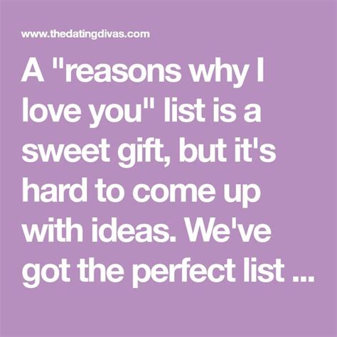 150 Adorable Ideas For A Reasons Why I Love You List Reasons Why I