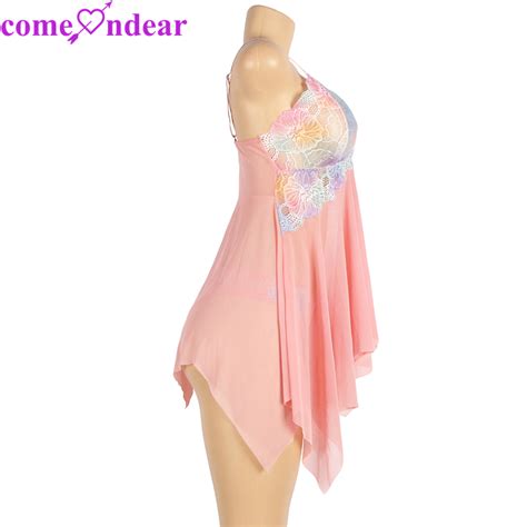 Wholesale Fast Shipping Floral Pattern Lingerie For Fat Women Hot