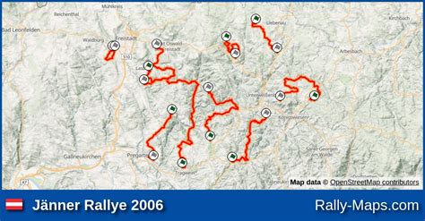 Mapy Zaplanuj Jänner Rallye 2006 MČR RajdTrasa pl