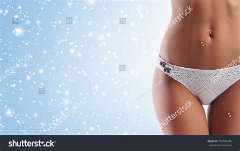 Girl In Bikini On Snow Images Stock Photos Vectors Shutterstock