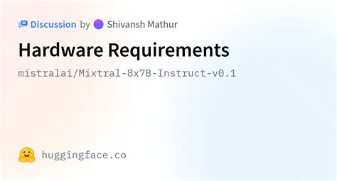 Mistralai Mixtral X B Instruct V Hardware Requirements