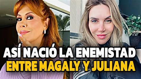 As Naci La Enemistad Entre Magaly Medina Y Juliana Oxenford Youtube