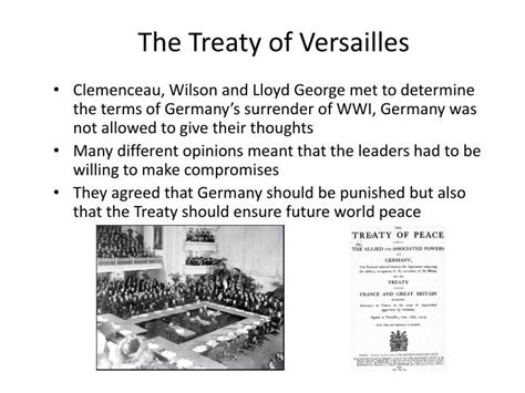 PPT - The Treaty of Versailles PowerPoint Presentation, free download ...