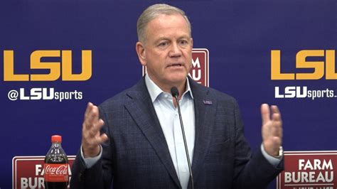 Watch Lsu Brian Kelly Recap Alabama Win Previews Arkansas