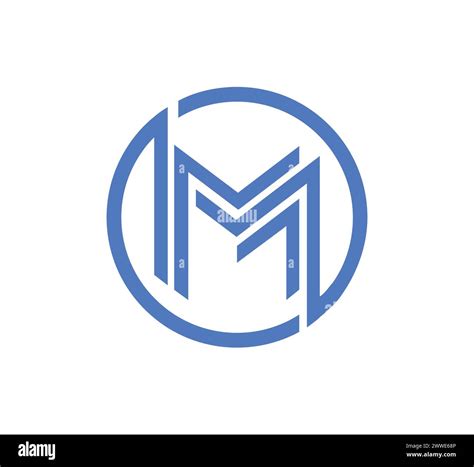 Mm Letter Logo And M Letter Logo Design Vector Stock Vector Image Art