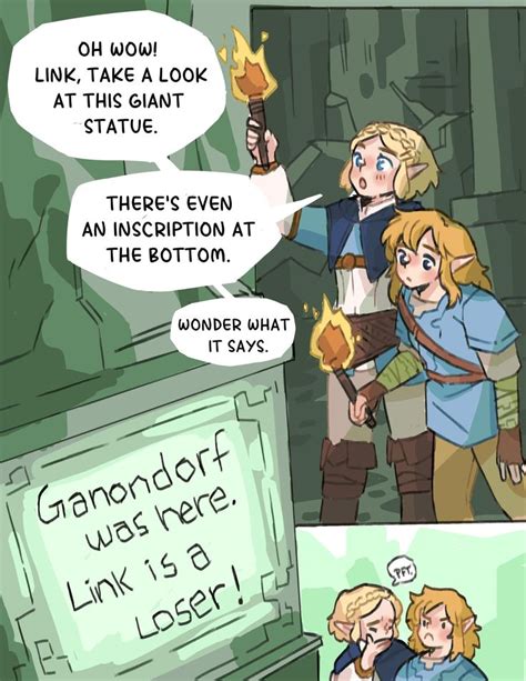 Ganondorf Was Here Link Is A Loser [botw] [totk] The Legend Of