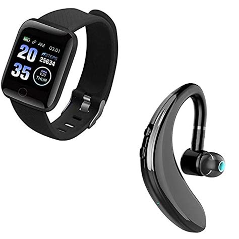 Techking Combo Pack Of Items Bluetooth D Smartwatch With Heart