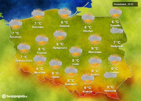 Prognoza 16 dniowa Jaka pogoda do końca marca TwojaPogoda pl