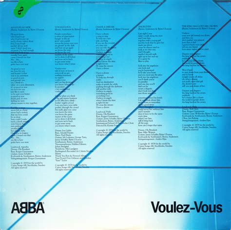 ABBA Voulez Vous Vinyl Pussycat Records