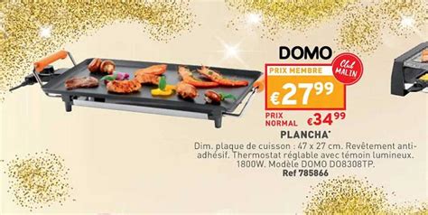 Promo Plancha Domo Chez Trafic Icatalogue Fr