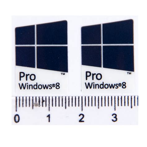 Naklejka Sticker Windows 8 PRO Blue 17 X 23 Mm ABCDEAL PL