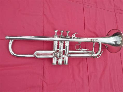 Vintage Balanced Model A Courtois Paris Bb Trumpet Silverplated Ml