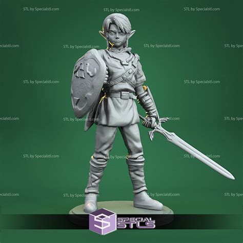 Link Standing 3d Printable From The Legend Of Zelda Stl Files Specialstl