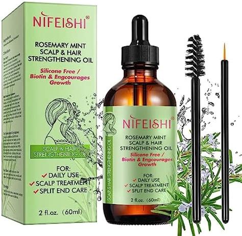 Mielle Organics Rosemary Mint Scalp Hair Strengthening Oil With