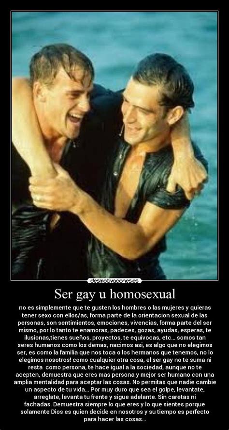 Ser Gay U Homosexual Desmotivaciones