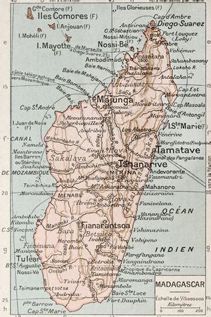 Madagascar Old Map Art Marzolino Allposters