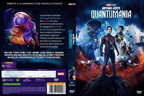 Jaquette Dvd De Ant Man Et La Gu Pe Quantumania Custom Cin Ma Passion