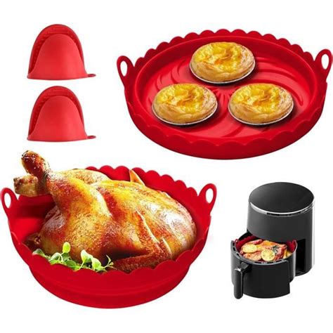 4 Pièces Accessoires Pour Air Fryer Moule Silicone Air Fryer