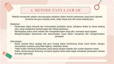 PPT Metode Pembelajaran Pdf