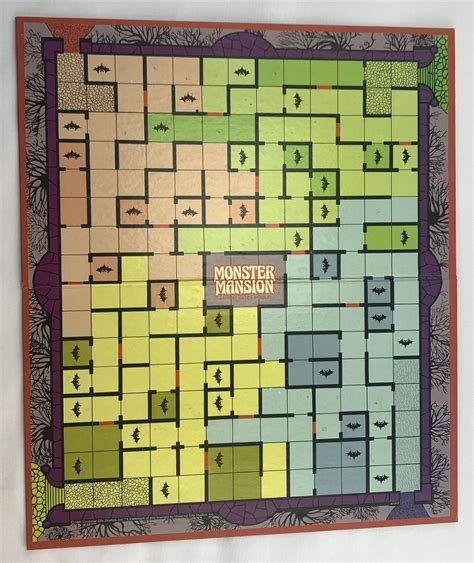 Monster Mansion Board Game 1981 Milton Bradley Good Condition