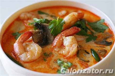 Том ям (тайский суп) - калорийность, состав, описание - Calorizator.ru