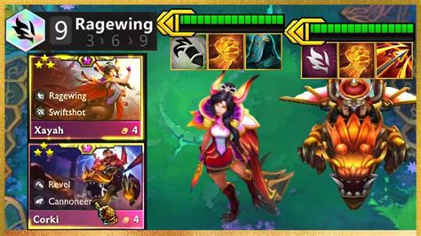 S7 3 Star Xayah And Corki Combo ⭐⭐⭐ 9 Ragewing Tft Set 7 Dragonlands