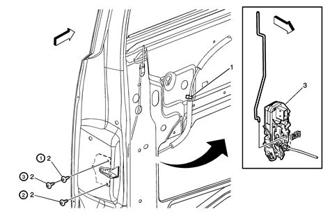 Chevy Silverado Door Parts Diagram