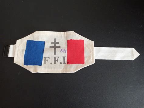 Repro Ww2 Free French Ffi Resistance Maquis Armband Liberation Etsy