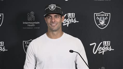 Quarterback Jimmy Garoppolo talks building his relationship with Josh ...