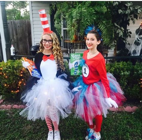 DIY Dr Seuss and thing 1 Halloween costume idea | Costumes, Halloween ...