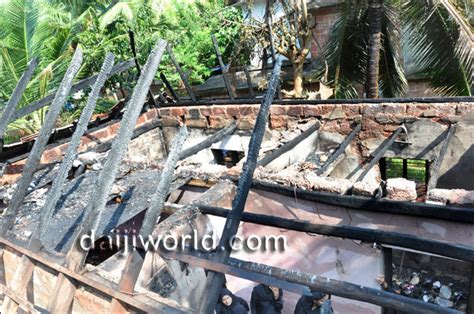 Kasargod Gas Cylinders Explode Fire Guts House