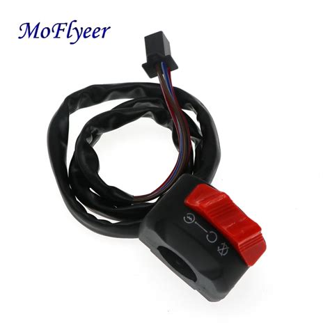 MoFlyeer Motorbike Handlebar Mount Push Button Start Kill ON OFF