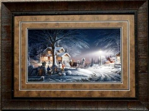 Terry Redlin Winter Wonderland Snowman Horse Children - Etsy