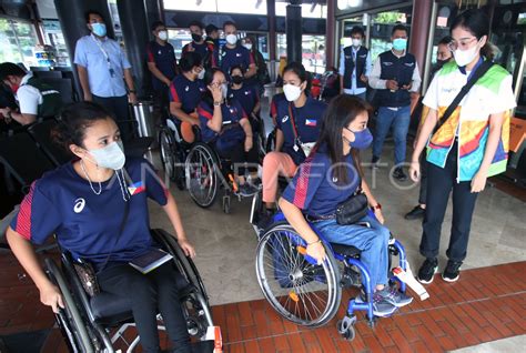 Kedatangan Atlet Asean Para Games Antara Foto