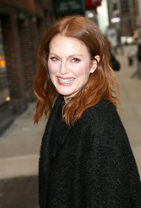 Julianne Moore Making An Appearance At The Ed Sullivan Theater January