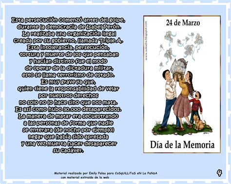 Dia De La Memoria De Marzo Con Actividades