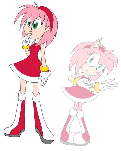 Human Amy Rose By Luckyacesnof On Deviantart