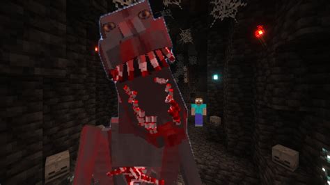 The Caves Got Even Scarier In The Dread Modpack Horror Minecraft