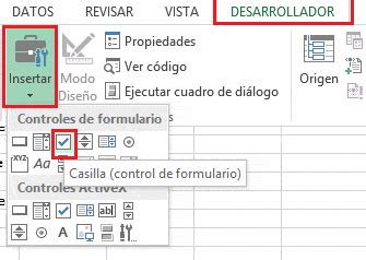 Insertar Checkbox En Excel Siempre Excel