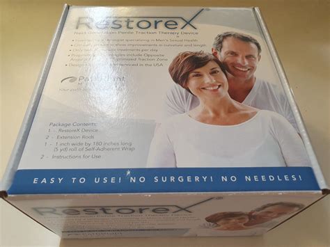 New Restorex Penile Curve Correction And Lenghtening Device Medically Proven Free Post Money