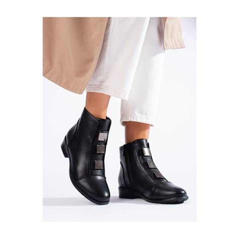 W POTOCKI Women S Ankle Boots Potocki Flat Heeled