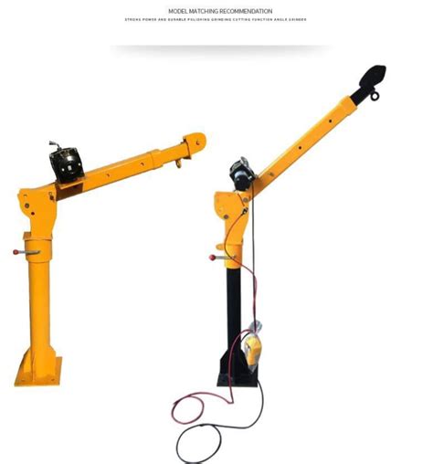 500kg Foldable Ute Deck Swivel Crane Tmart Living