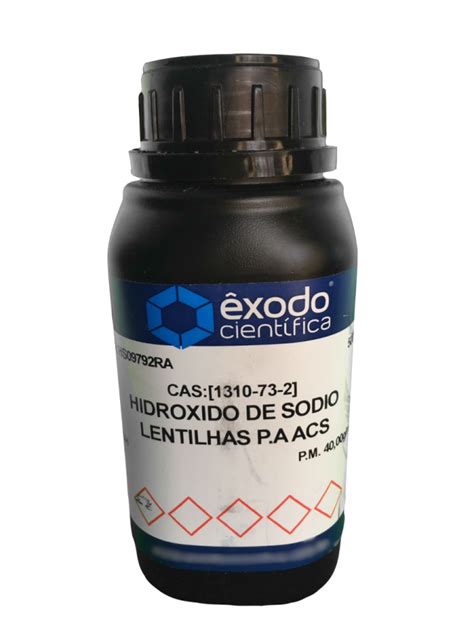 HIDROXIDO DE SODIO LENTILHAS - 500G - Mercado Químicos