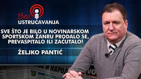 Željko Pantić Sve što je bilo u novinarskom sportskom žanru prodalo