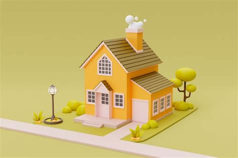 Free Photo 3d View Of House